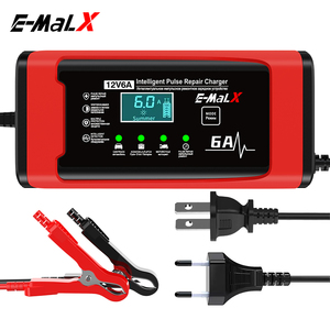 <span class=keywords><strong>Chargeur</strong></span> et mainteneur de <span class=keywords><strong>batterie</strong></span> universel <span class=keywords><strong>6V</strong></span> 4A/12V 2A pour voiture, moto, SUV, réparation par impulsions, <span class=keywords><strong>batterie</strong></span> au plomb-acide - Product Image 4