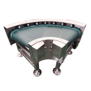 Mini boyutu <span class=keywords><strong>90</strong></span> derece eğri bantlı konveyör - Product Image 4