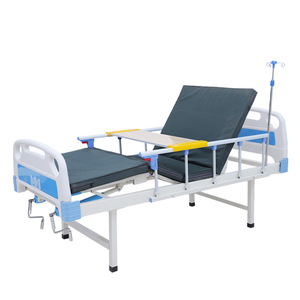 Ruiming Manual Nursing <b>Bed</b> Single Double Rocking With Guardrails Stainless Steel Medical <b>Bed</b> For Elderly Care Rehabilitation - Product Image 1