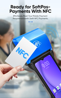 Lecteur de cartes tout-en-un Hot Stable F1s Plus Android 14, imprimante portable de point de vente, imprimante d'étiquettes 58 mm, machine de point de vente