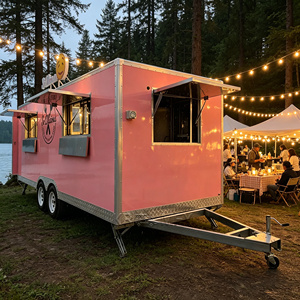 Fast Europe Pizza Trailer Modern Coffee Food Truck Customized Ice Cream DOT Catering <b>Cart</b> - Product Image 1