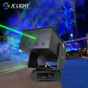 Pro Stage luci Laser 30w tetto punto di riferimento Laser luce spettacolo Rgb animazione testa mobile Lazer per la pubblicità all'aperto