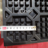 Machine à gaufres carrées Goodloog 4 en 1, en acier inoxydable, antiadhésive, rotative, électrique, commerciale, vente en gros d'usine