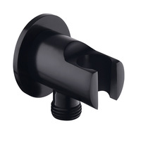 Offre Spéciale support de support de tête de Rail rond réglable universel pour curseur de barre coulissante support de finition de placage chromé de Style moderne