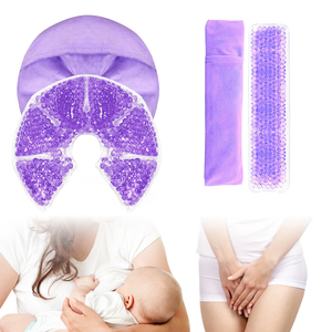 Novo Lançamento: Pacote Quente/Frio para Alívio Pós-Parto com Pérolas de GEL, Conjunto de Bolsas de Gelo com Envoltório de Tecido Macio - Product Image 2