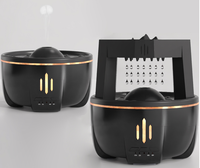 Humidificateur de nuage de pluie télécommandé 7 couleurs LED diffuseur d'arôme d'huile essentielle goutte de pluie humidificateur à ultrasons diffuseur multi-fonctions