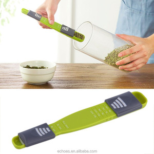 Adjustable Nine Stalls Double End Scale Plastic <b>Measuring</b> <b>Spoon</b> Unique Metering Tool for Kitchen Home Coffee Commercial Food Use - Product Image 5