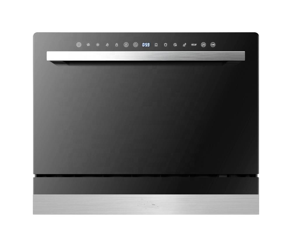 Energy-Saving Small Countertop Dishwasher with APP Efficient Oil Pollution Treatment for Household and Hotel Use