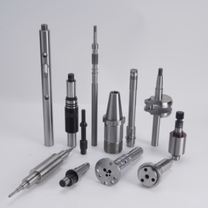 CNC加工鋼40Cr高精度回転旋盤ロングショートシャフトアクスルスペアパーツ研削軸シャフトカスタマイズ可能 - Product Image 1