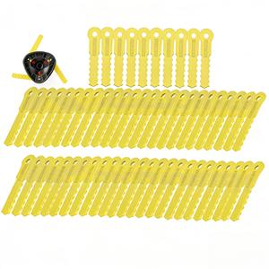 Paquete de 60 cuchillas de repuesto TLWAR-01 70289A Push-N-Load para desbrozadora inalámbrica a gas Weed Warrior PivoTrim Ugly Head Craftsman - Product Image 1