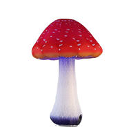 Modèle de champignon gonflable géant décoratif de scène champignon gonflable de plante d'explosion personnalisée colorée avec LED