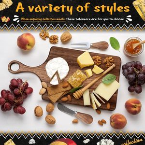 <span class=keywords><strong>Planche</strong></span> à fromage en bois d'acacia avec poignée <span class=keywords><strong>et</strong></span> ensembles de couteaux, <span class=keywords><strong>planche</strong></span> à servir pour pizza, accessoires de cuisine, <span class=keywords><strong>planche</strong></span> à découper pour fête - Product Image 3