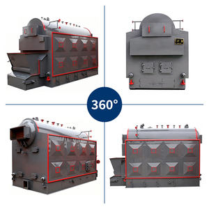 Chaudière à vapeur emballée DZL 1-15 tonnes |   Chaudière industrielle automatique à grille à chaînes, fonctionnant au biomasse et au charbon - Product Image 2