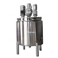 Réservoir de mélange de liquides en acier inoxydable pour lotion corporelle, savon liquide, machine de fabrication de cosmétiques