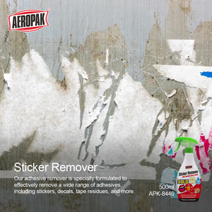 Aeropak 500ml botella coche vidrio pegatina pegamento agente de disolución etiqueta adhesiva removedor Spray para eliminar residuos de cinta - Product Image 5