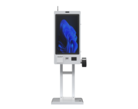 Kiosque de commande et de paiement en libre-service mural, écran tactile Android SDK, imprimante de reçus, reconnaissance faciale, boîtier métallique