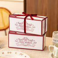 Boîtes en papier personnalisables pour boulangerie, idéales pour emballer des biscuits, des feuilletés au jaune d'œuf, des gaufrettes, des toffees, des nougats et autres friandises.