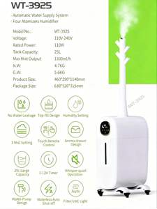 <span class=keywords><strong>Humidificador</strong></span> de Pie para Uso Doméstico, Funcionamiento Silencioso, <span class=keywords><strong>Humidificador</strong></span> Inteligente con Alto Flujo de Vapor para Mujeres Embarazadas y Bebés - Product Image 4