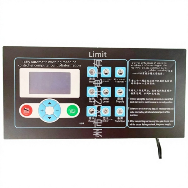 KH164000A Industrial Automatic Washing Machine Two-Purpose Computer Control Power Source None From China 32x16cm
