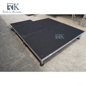 Plateforme d'installation rapide pour événements musicaux 1m*1m, scène extérieure à quatre pieds en promotion - Product Image 3