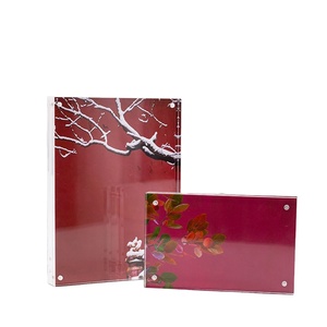 Bán Sỉ Bàn Kính Pha Lê Chụp Ảnh Để Bàn Tùy Chỉnh Khung Ảnh Acrylic Từ Tính Mạnh Trong Suốt Trong Suốt Tự Làm Bán Sỉ - Product Image 1