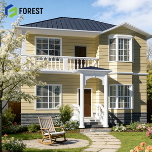 Pack de villas préfabriquées abordables avec structure en acier pour un logement de vacances économique - Product Image 1