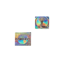 ITrust Étiquette de sécurité adhésive holographique 3D personnalisée avec logo, en matériau PET, modèle ITS109
