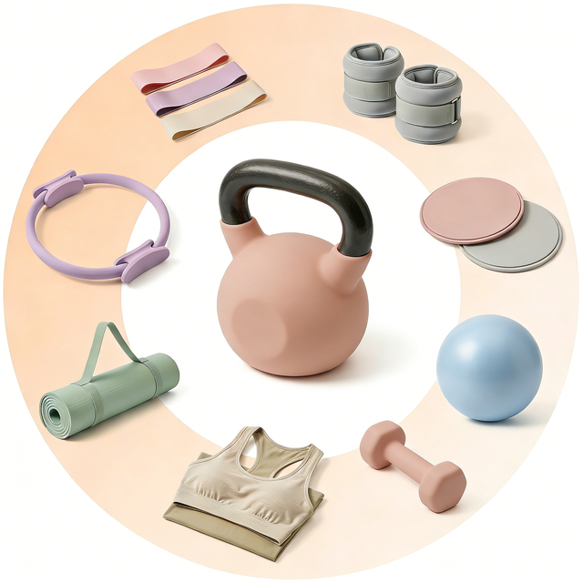 ZENJOY One Stop Fitness Equipment Yoga Series Free Weight Dumbbell Kettlebell Custom OEM ODM for Professional Exercise