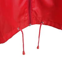 Jas Hujan Unisex Murah, Ringan, Mudah Dibawa, Anti Air, dengan Tudung Tersembunyi, Jaket Windbreaker Promosi
