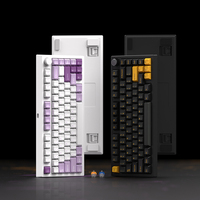 Clavier Mécanique FL ESPORTS GP75 Trois Modes 82 Touches 75% Rétroéclairé RGB Gasket NKRO PCB Hotswap pour Joueurs Windows