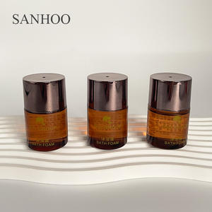 SANHOOO Custom Hotel Guest Commodités Shampooing <span class=keywords><strong>Kit</strong></span> d'hygiène jetable Fournitures 5 étoiles Articles de toilette personnalisés pour hôtels - Product Image 3