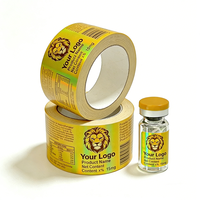Étiquettes personnalisées pour peptides, autocollants PVC, effet laser holographique couleur, résistantes à l'eau et à la chaleur, étiquettes de flacons sur mesure, emballage complet