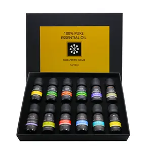 Natürliche organische ätherische Öle Set 10ml Pure Aroma therapie ätherisches Öl Kit Diffusoren Lavendel Teebaum Pfefferminze