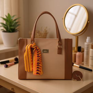 Bolsa de maquillaje Fana Henri Lady, organizador de cosméticos de capacidad media con cierre de cremallera de PVC suave para cosméticos de mujer - Product Image 2
