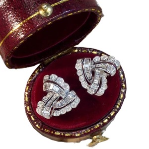 Orecchini a Perno Geometrici Scintillanti, Stile Principessa Elegante, Orecchini alla Moda per Donna, Gioielli per Uso Quotidiano, Regalo - Product Image 5