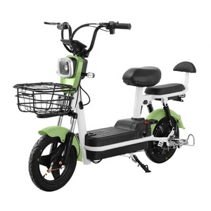 Scooter électrique 14 pouces directement de l'usine avec cadre en acier 48V 350W, vélo électrique portable, batterie 12A, vélo électrique pour adultes - Product Image 2