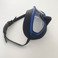 Masque de natation à grande vue anti-buée Lunettes de plongée en apnée