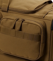 Sac à roulettes tactique en nylon sur mesure de 186 L, unisexe, imperméable, camouflage, fermeture éclair robuste, portable, simple, supplémentaire