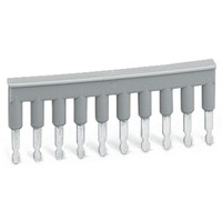 280-490 Bornier de raccordement industriel DIN Rail gris, connecteur traversant, en stock, de fabrication allemande 280-490