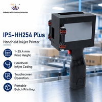 Imprimante à jet d'encre portable IPS-HH254 Plus pour carton, bois, acier, plastique avec import de fichiers USB