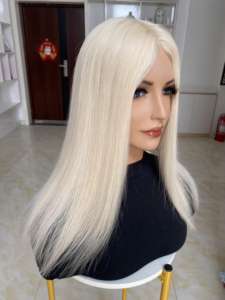 Topper de Cabello Humano de Alta Calidad, Entrega Rápida, Cabello Virgen Remy, Tamaño 6.5x7, Base de Seda, 14-18 Pulgadas, Cutícula Alineada, Toupee de Cabello Humano - Product Image 6