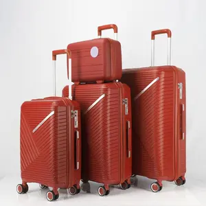 Großhandel individuelles Gepäck 3-teiliges Kofferset Kofferdreher Hartschalenleifeleichter Tsa-Schloss-Gepäckset