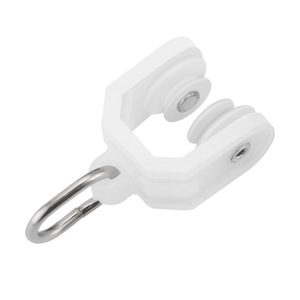 Soporte Ajustable para Barra de Cortina, Base de Gancho para Montaje en Pared, Abrazadera de Soporte Ajustable para Decoración del Hogar - Product Image 1