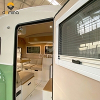 Caravane légère Goccia RV, remorque de camping en forme de goutte d'eau, pod de voyage sur roues, kit de camping tout-terrain
