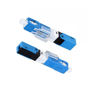 Connecteur rapide monomode SC UPC à fibre optique intégré, bleu, avec ferrules en céramique CCTC, pour usage domestique - Vente chaude