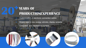 JAE FI-S20S ke DF13-40DS dengan ZCAT2035-0930 Ferrite LVDS kabel perakitan - Product Image 5