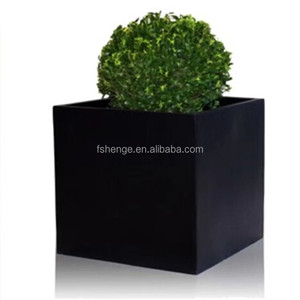 Grandes jardinières en fibre de verre durables et écologiques <span class=keywords><strong>pour</strong></span> l'extérieur, pots de fleurs hauts <span class=keywords><strong>pour</strong></span> la plantation d'arbres et la décoration de <span class=keywords><strong>jardin</strong></span> - Product Image 6
