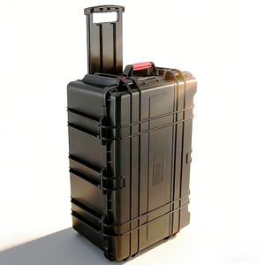 حقيبة أدوات ومعدات صلبة من البلاستيك ABS مع بطانة داخلية من الفوم EVA، مقاومة للماء IP67، كبيرة الحجم، مخصصة حسب الطلب، مع عجلات وعربة - Product Image 1