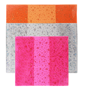 Cubierta de plástico Cubierta de <span class=keywords><strong>libro</strong></span> de PVC transparente Libros de notas transparentes Cubierta de <span class=keywords><strong>libro</strong></span> con purpurina de tapa dura <span class=keywords><strong>Kindle</strong></span> - Product Image 2