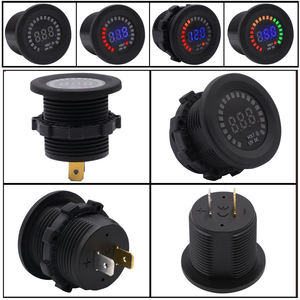 DC 12V/24V étanche tension mètre jauge coloré LED affichage numérique voltmètre pour voiture moto Marine Auto camion - Product Image 6